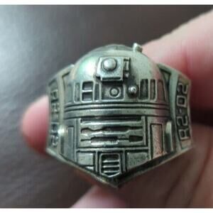 Lucasfilm Silvertone Star Wars R2-D2 Ring